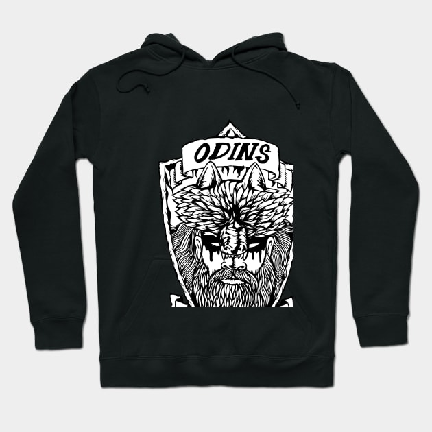 Odin's Army Emblem Hoodie by bangart